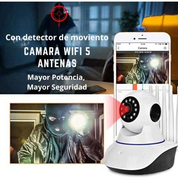 CAMARA DE WIFI 5 ANTENAS - Imagen 6
