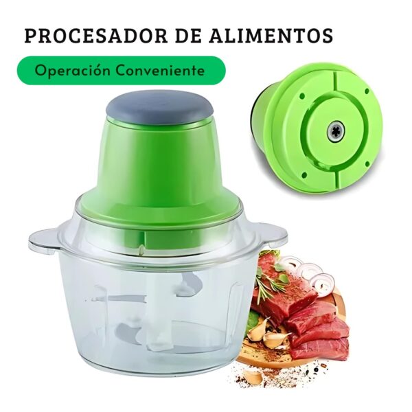 PICADORA DE VERDURAS Y CARNES ELÉCTRICA - Imagen 9