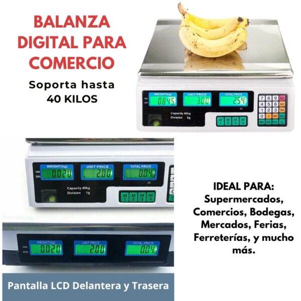 BALANZA METALICA DE 40KG - Imagen 5
