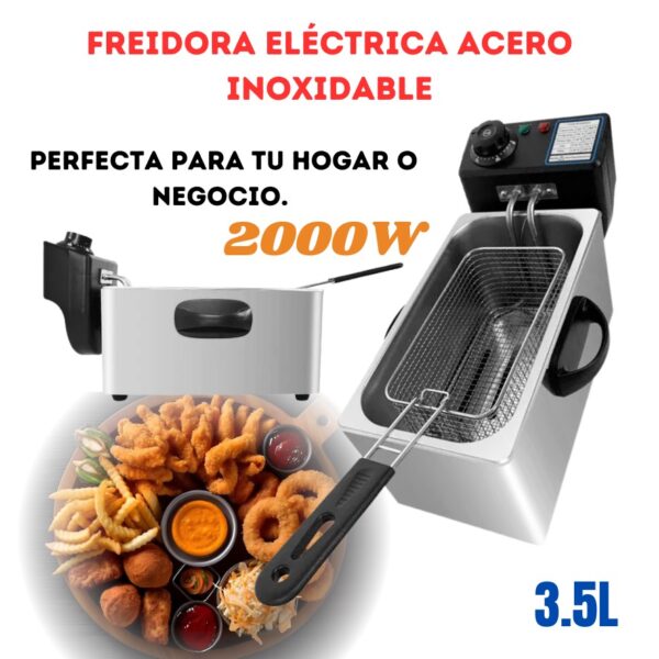 freidora de 3.5 litros electrica - Imagen 7