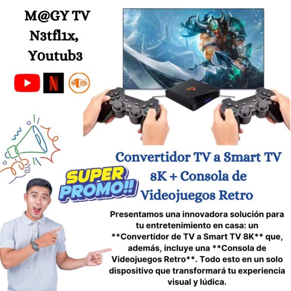 TV BOX + CONSOLA GAMER - Imagen 4