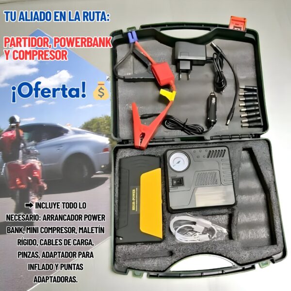 PARTIDOR DE BATERIA MAS INFLADOR DE LLANTAS - Imagen 3