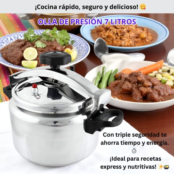 OLLA DE PRESION DE 7 LITROS - Imagen 5