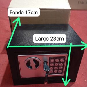 CAJA FUERTE (alto: 17cm/ largo 23cm/ fondo 23cm)