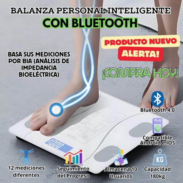 BALANZA DIGITAL CON BLUETOOTH - Imagen 12