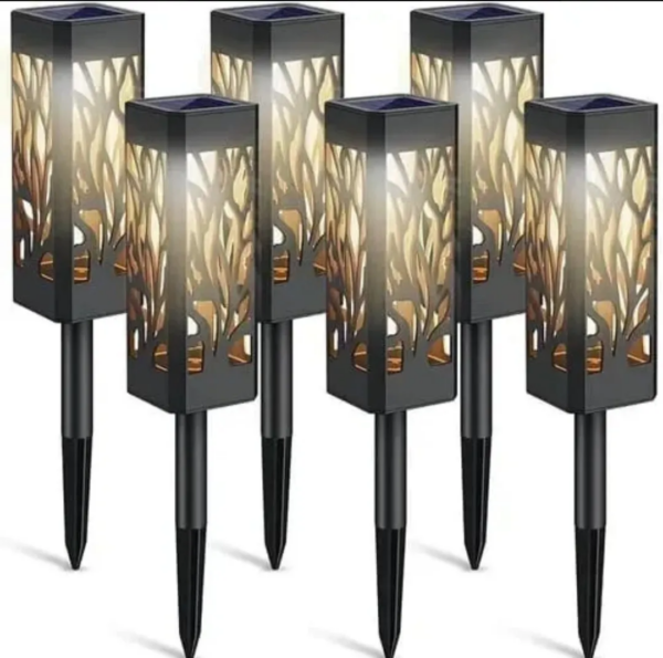 PACK DE 8 FOCOS SOLARES DE JARDIN - Imagen 2