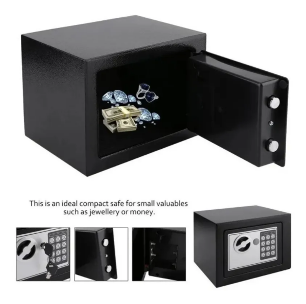CAJA FUERTE (alto: 17cm/ largo 23cm/ fondo 23cm) - Imagen 2