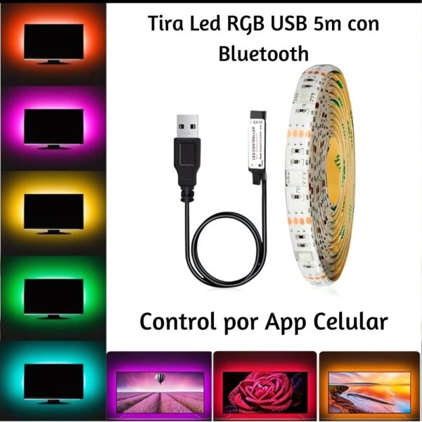 TIRA  DE LUCES LED USB - Imagen 5