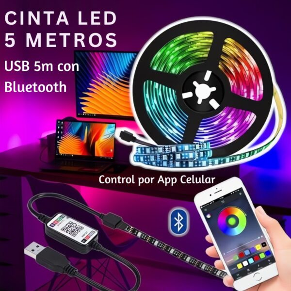 TIRA  DE LUCES LED USB - Imagen 4