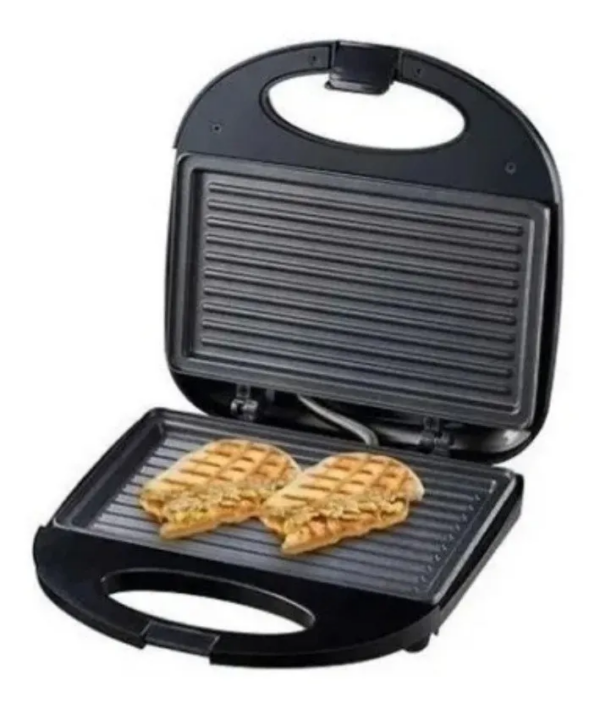MINI PARRILLERA SANDWICHERA Y TOSTADOR 4 EN 1
