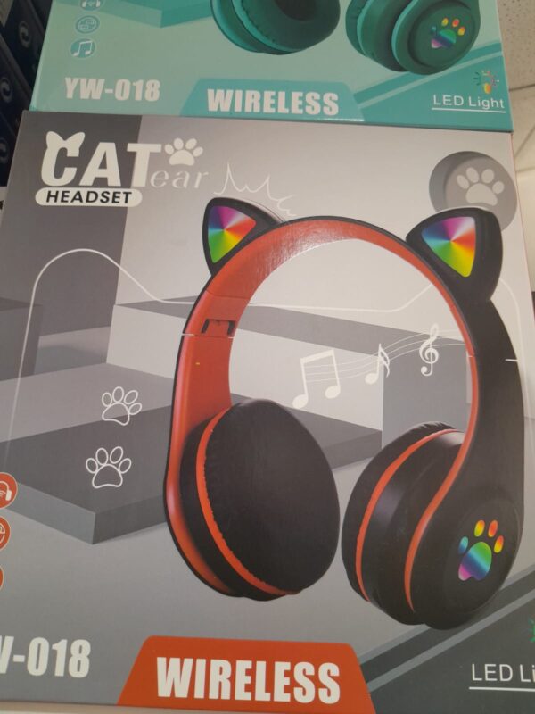 AUDIFONOS CON OREJA DE GATO