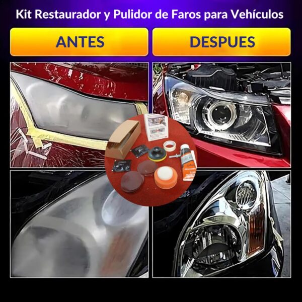 KIT PULIDOR DE FOCOS PARA AUTO - Imagen 10