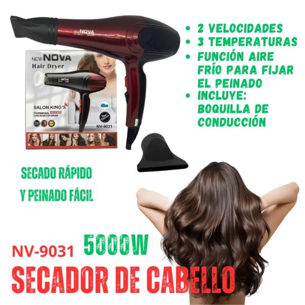 SECADOR DE CABELLO NOVA - Imagen 4