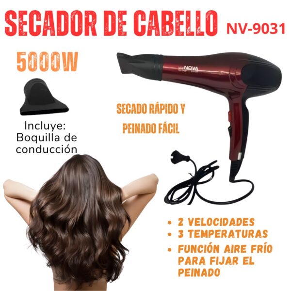 SECADOR DE CABELLO NOVA - Imagen 6