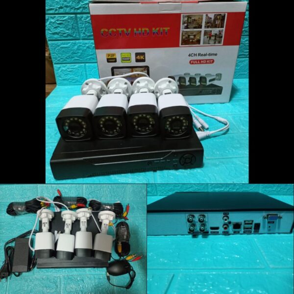 KIT DE 4 CAMARAS DE SEGURIDAD CON DVR - Imagen 2