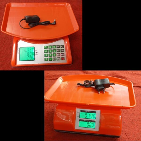 BALANZA CON BANDEJA DE PLASTICO 40KG - Imagen 3