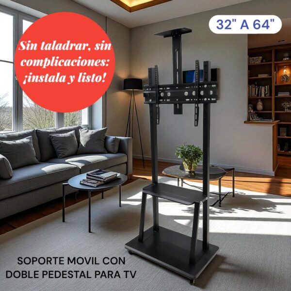 SOPORTE CON PEDESTAL DE 32 A 64 X01 - Imagen 8