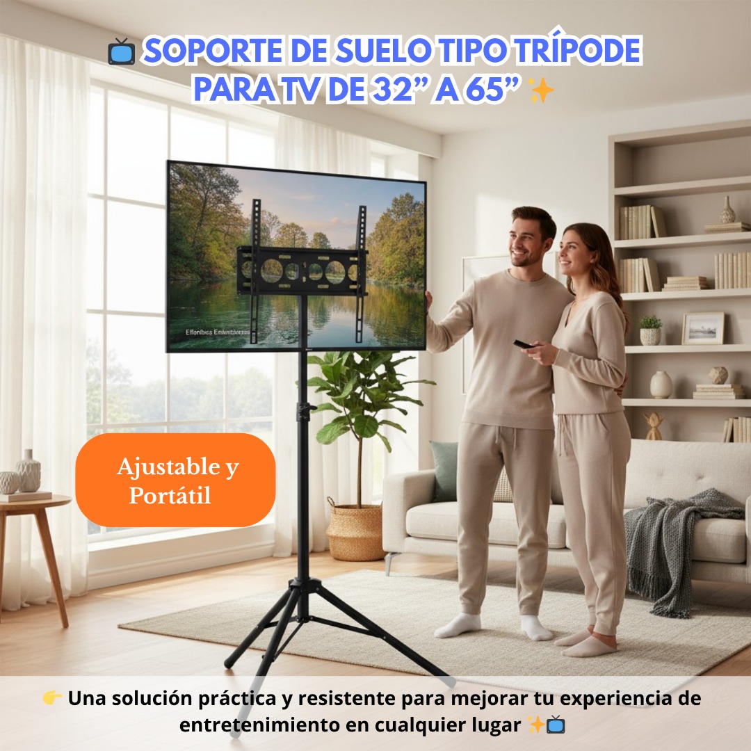 SOPORTE TRIPOIDE DE 32 A 65 PULGADAS - Imagen 6