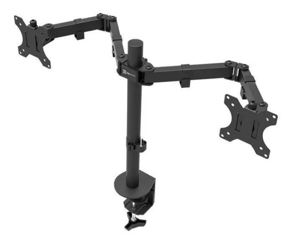 SOPORTE DE MESA PARA MONITOR DOBLE DE 15 " A 33"
