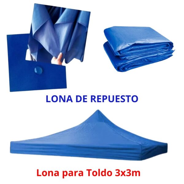 CARPA LONA DE TOLDO 3*3 FILTRO UV - Imagen 5