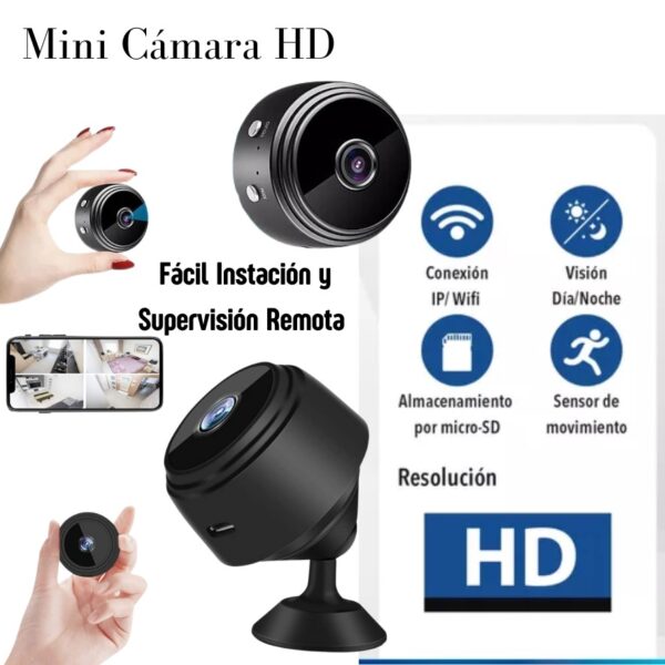 MINI CAMARA ESPIA OCULTA DE SEGURIDAD HD - Imagen 2