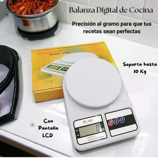 BALANZA DIGITAL GRAMERA DE 10 KG - Imagen 3