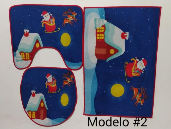 ALFOMBRA DE BAÑO DE NAVIDAD - Imagen 5