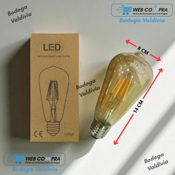 PACK DE 10 AMPOLLETA PARA GUIRNALDA DE 4 WATTS - Imagen 4