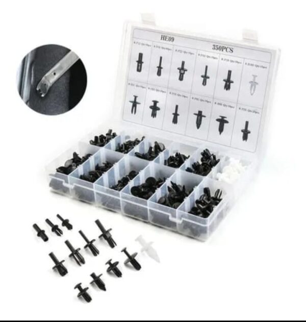KIT 360 CLIP BROCHE RETENCION PLASTICO