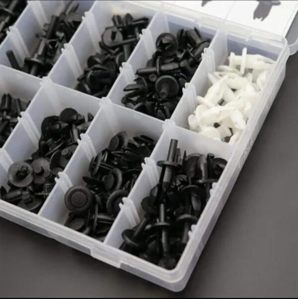 KIT 360 CLIP BROCHE RETENCION PLASTICO - Imagen 5
