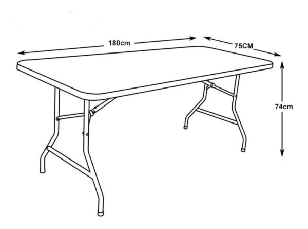 MESA PLEGABLE PORTATIL - Imagen 2