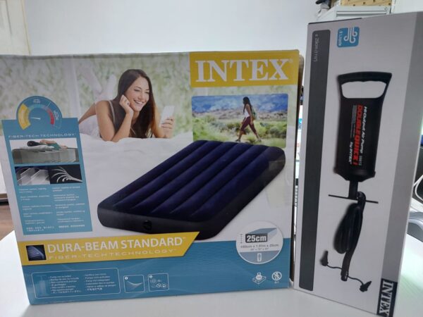 COLCHON INFLABLE CON INFLADOR PLAZA Y MEDIA - Imagen 5