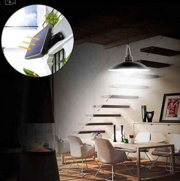 LAMPARA LED CON PANEL SOLAR SIMPLE - Imagen 3