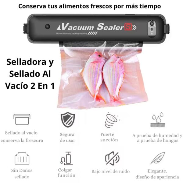 SELLADORA AL VACIO VACUUM  SEALER - Imagen 4
