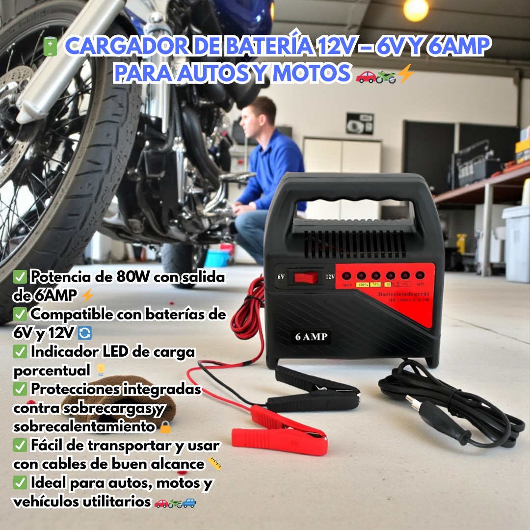 CARGADOR DE BATERIA PLASTICO - Imagen 5