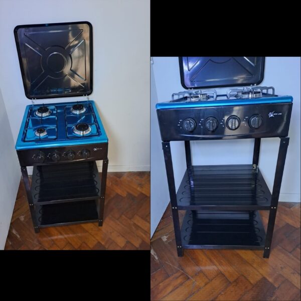 COCINA 4 HORNILLAS CON ESTANTE - Imagen 6