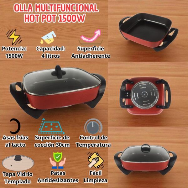 OLLA MULTIFUNSIONAL HOT POT - Imagen 8
