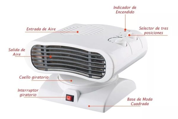 CALEFACTOR ELECTRICO MODELO1185 - Imagen 3