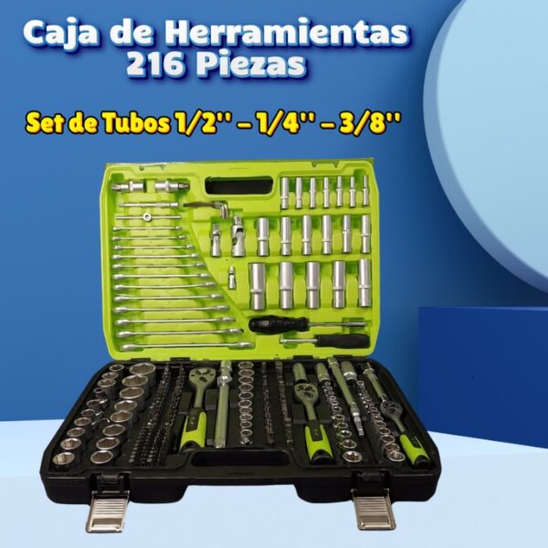 HERRAMIENTAS DE 216 PIEZAS - Imagen 4