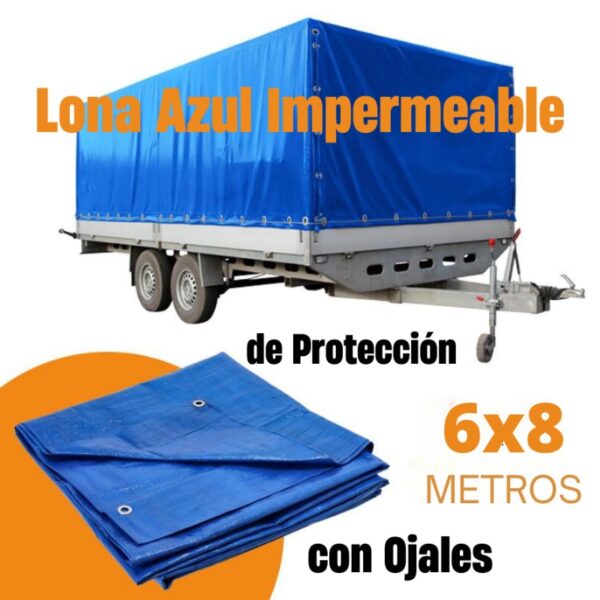 CARPA LONA IMPERMEABLE DE CAMION 6X8 - Imagen 6