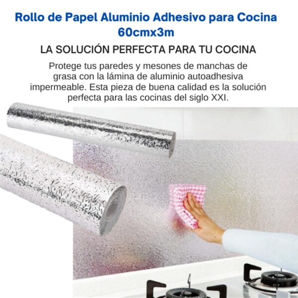 PAPEL PARA COCINA ANTIHADERENTE 60CM X 3MTS - Imagen 9