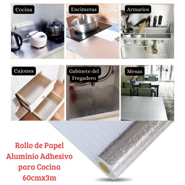 PAPEL PARA COCINA ANTIHADERENTE 60CM X 3MTS - Imagen 8