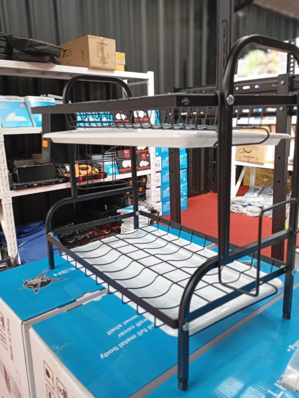 ESCURRIDOR DOS NIVELES DE ACERO KITCHEN RACK - Imagen 7
