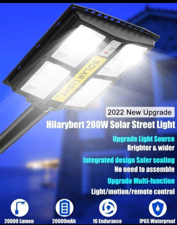 FOCO SOLAR DE 200 WATTS - Imagen 4