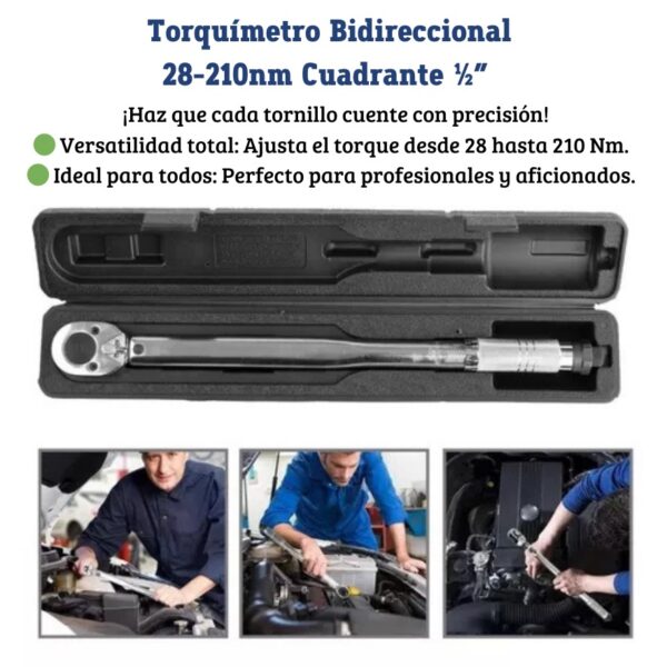 LLAVE HERRAMIENTA TORQUE 28 a 210 (N-m) - Imagen 8
