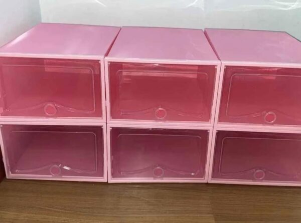 SET DE 6 CAJAS DE ORGANIZADOR DE ZAPATOS  DE PLASTICO - Imagen 6