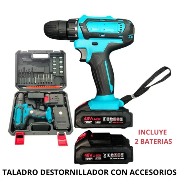 TALADRO  INALAMBRICO LITHIUM-LON 48-V - Imagen 3