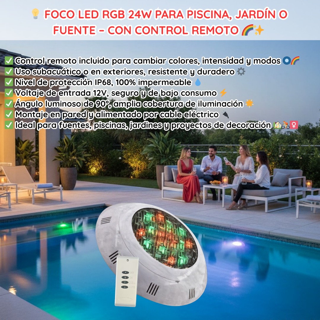 FOCO DE PISCINA DE 24 WATTS - Imagen 8