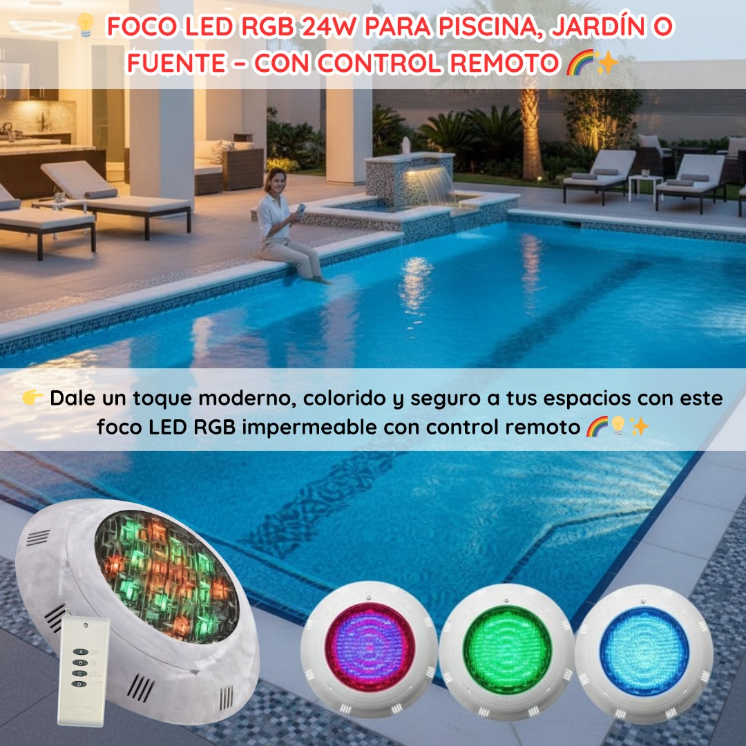 FOCO DE PISCINA DE 24 WATTS - Imagen 7