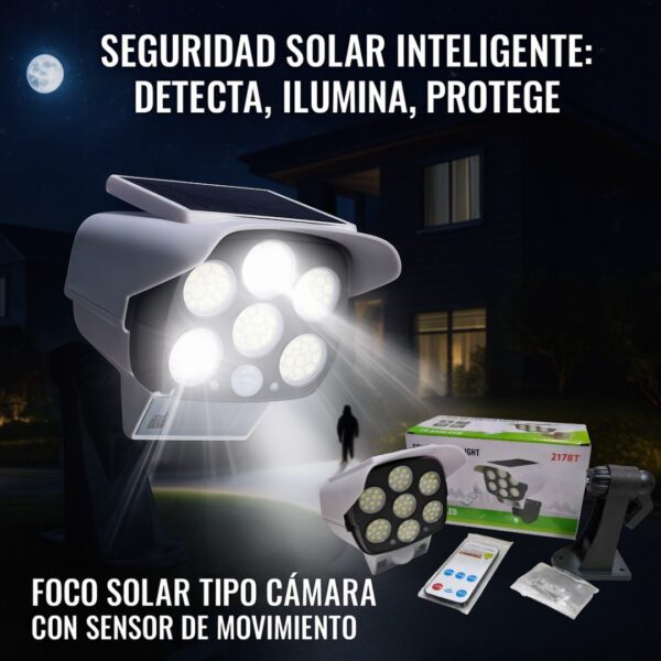 FOCO SOLAR TIPO CAMARA CON CENSOR - Imagen 7